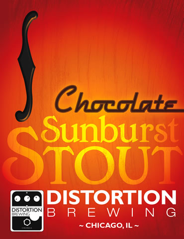 Chocolate Sunburst Stout label
