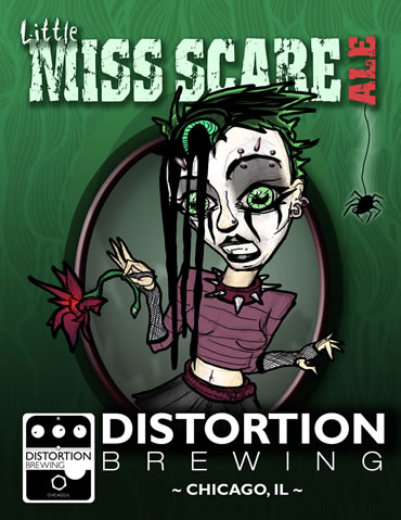 Little Miss Scare-Ale label